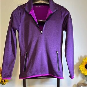 Nike Golf Therma-Fit Pullover in Vibrant Purple